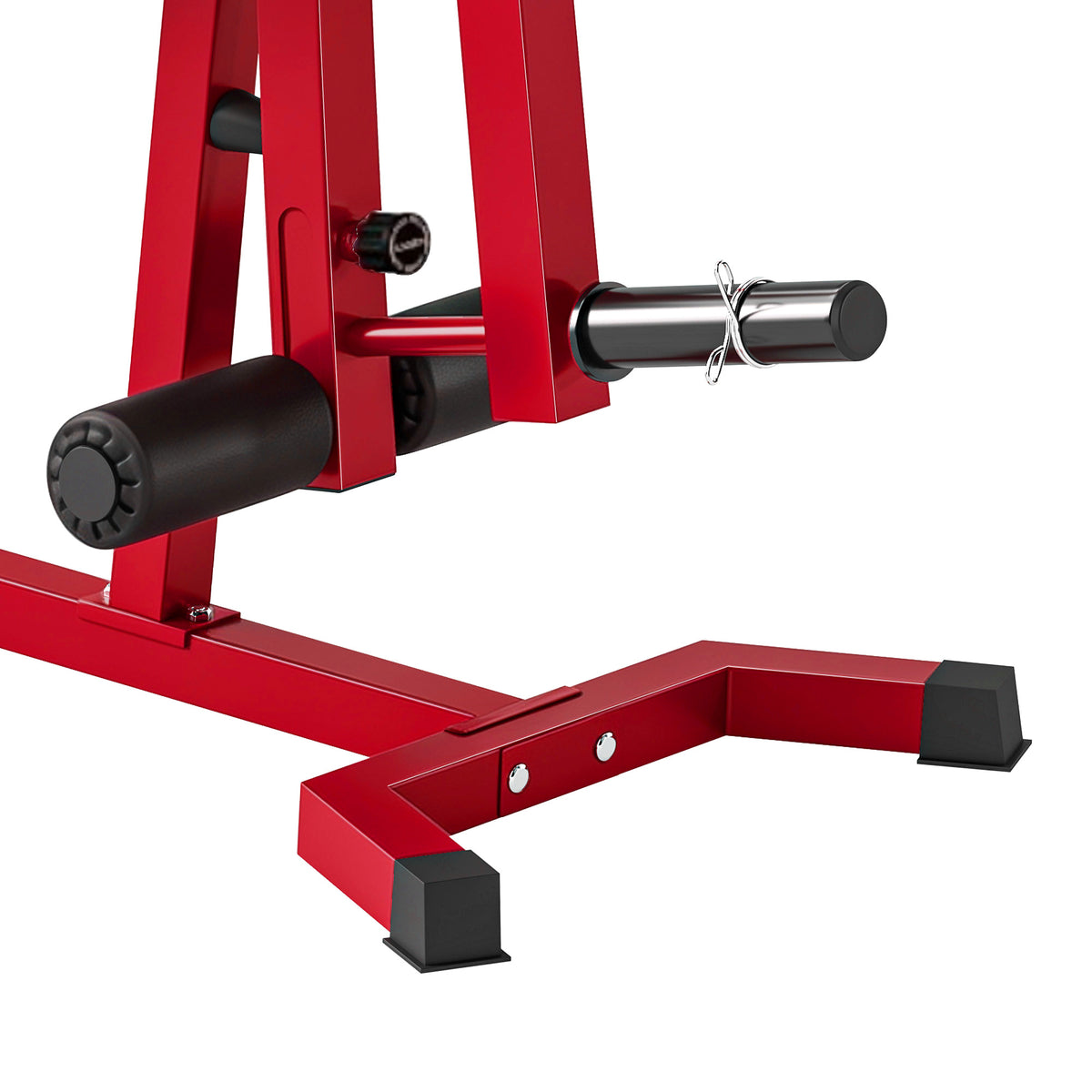 SPORTNOW 3-in-1 Weight Bench & Leg Extension Curl Machine | Red | 163x58x118cm | 300kg Capacity | 6-Position Backrest 0-100° | Leg Developer 0-90° | 75kg Weight Peg | Steel & PU Leather