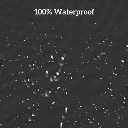 Outsunny 600D Oxford Cloth Furniture Cover, 3 Seater Sofa Protector for Garden Patio, Outdoor, Waterproof, Black, 218 x 111 x 63-101 cm