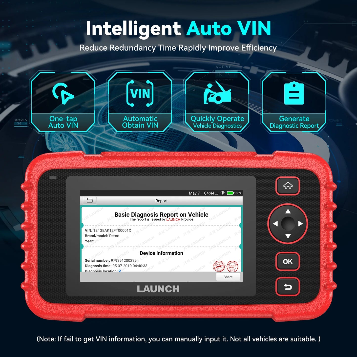 LAUNCH X431 CRP123X Scanner OBDII Automotive Scan Tools Four System Diagnosis Auto Professional OBD2 Diagnostic Scanner