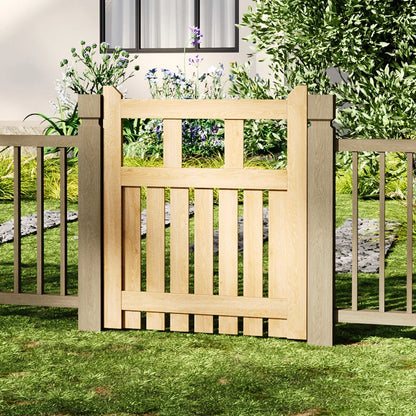 Outdoor Wooden Garden Gate Fence Door