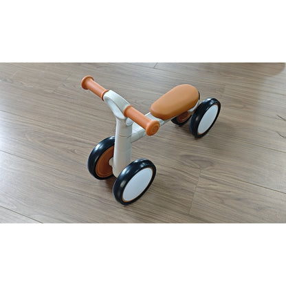Kids Balance Bike No Pedal | Foldable Design | Adjustable Seat & 3-Position Handlebar | 135° Steering | Quiet EVA Wheels | Soft PU Seat | Lightweight Aluminium Frame | 25kg | 57x28.5x40cm | Ages 12–36 Months | White & Pink