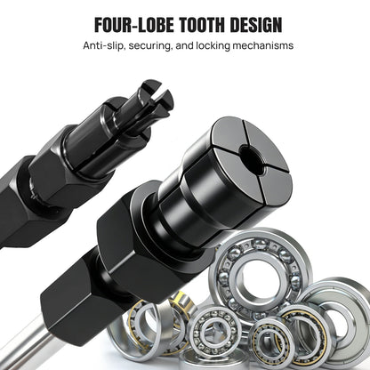 8-32MM Puller Bearing Removal Tool Blind Hole Inner Internal Bearing Puller Tool Set with Slide Hammer and Expandable Collets for Auto & Motorcycle Special Automotive Repair Tool