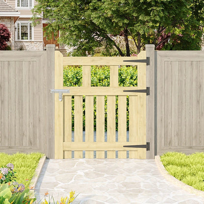 Outdoor Wooden Garden Gate Fence Door