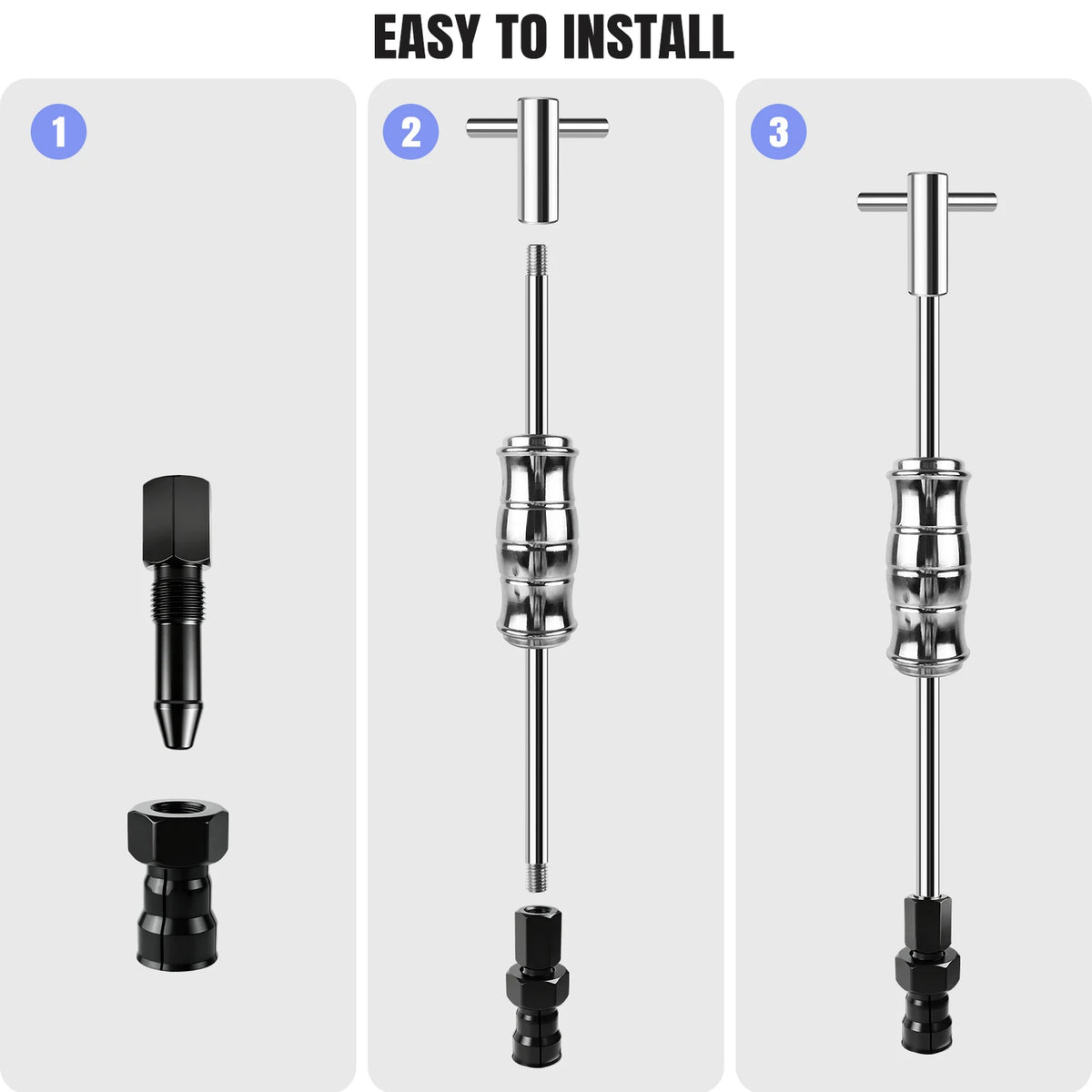 8-32MM Puller Bearing Removal Tool Blind Hole Inner Internal Bearing Puller Tool Set with Slide Hammer and Expandable Collets for Auto & Motorcycle Special Automotive Repair Tool