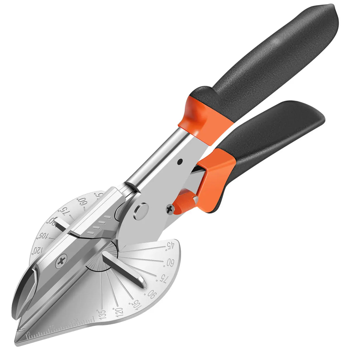 Angle Shear 45-135 Degree Mitre Cutter Hand Shears Miter Scissor Siding Wire Duct Cutter PVC PE Plastic Pipe Hose Scissors Cut