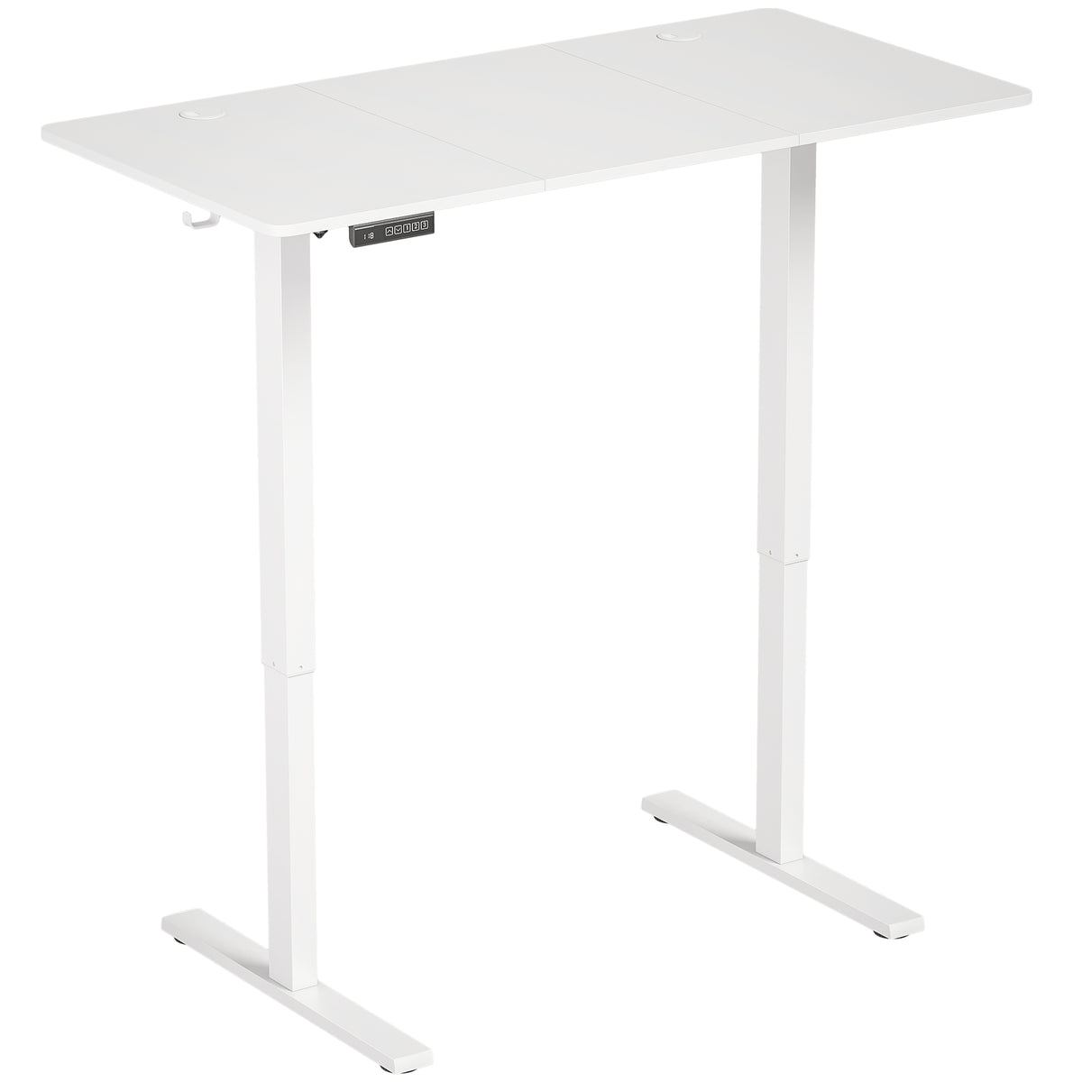 Electric Sit-Stand Desk | Black or White | 120x60cm | Height 72–118cm | LED Panel | 3 Memory Presets | Anti-Collision | Child Lock | 2 Cable Holes | 70kg | 20,000-Cycle Motor