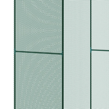 Outsunny Fruit Cage Bird Netting, Vegetable Plant Protection Tent with Zipped Door, Anti Bird, Insects, Small Animals, 1.2 x 1.2 x 1.8m, Dark Green