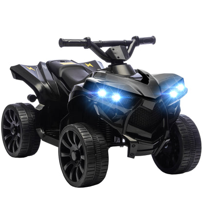 6V Kids ATV, 4 Wheeler Electric Ride on Car with Music and LED Headlights, for Ages 3-8 Years Boys and Girls