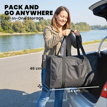 Inflatable Tandem Kayak Set | 2-Person | 381cm | Drop-Stitch Floor | Adjustable Seats | 230kg | Aluminium Oars | Blue & Yellow