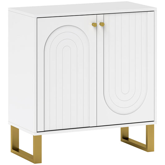 2-Door Sideboard Storage Cabinet Unit - White