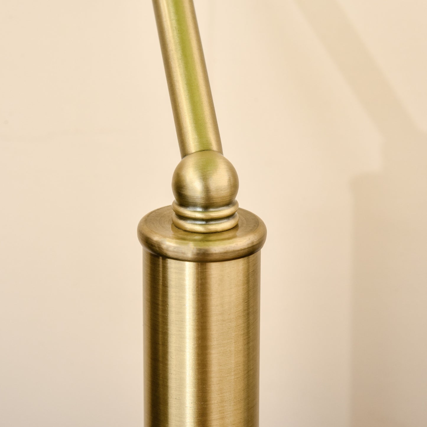 Set of 2 Banker's Desk Lamps | Green Glass Shade | Antique Brass Base | Pull Rope Switch