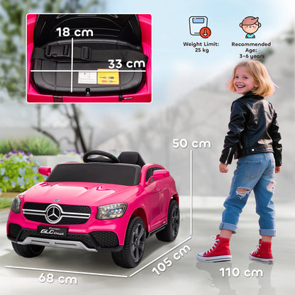 AIYAPLAY Mercedes-Benz GLC Licensed Kids Ride on Car with Remote Control, Soft Start, MP3, LED Headlights