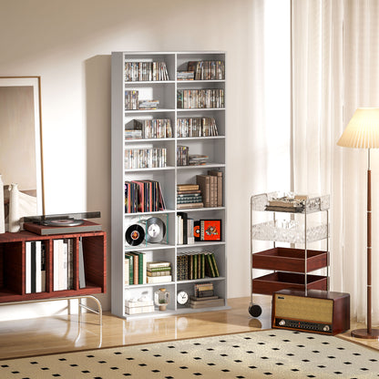 640 CD Storage Organiser Rack Tower - White