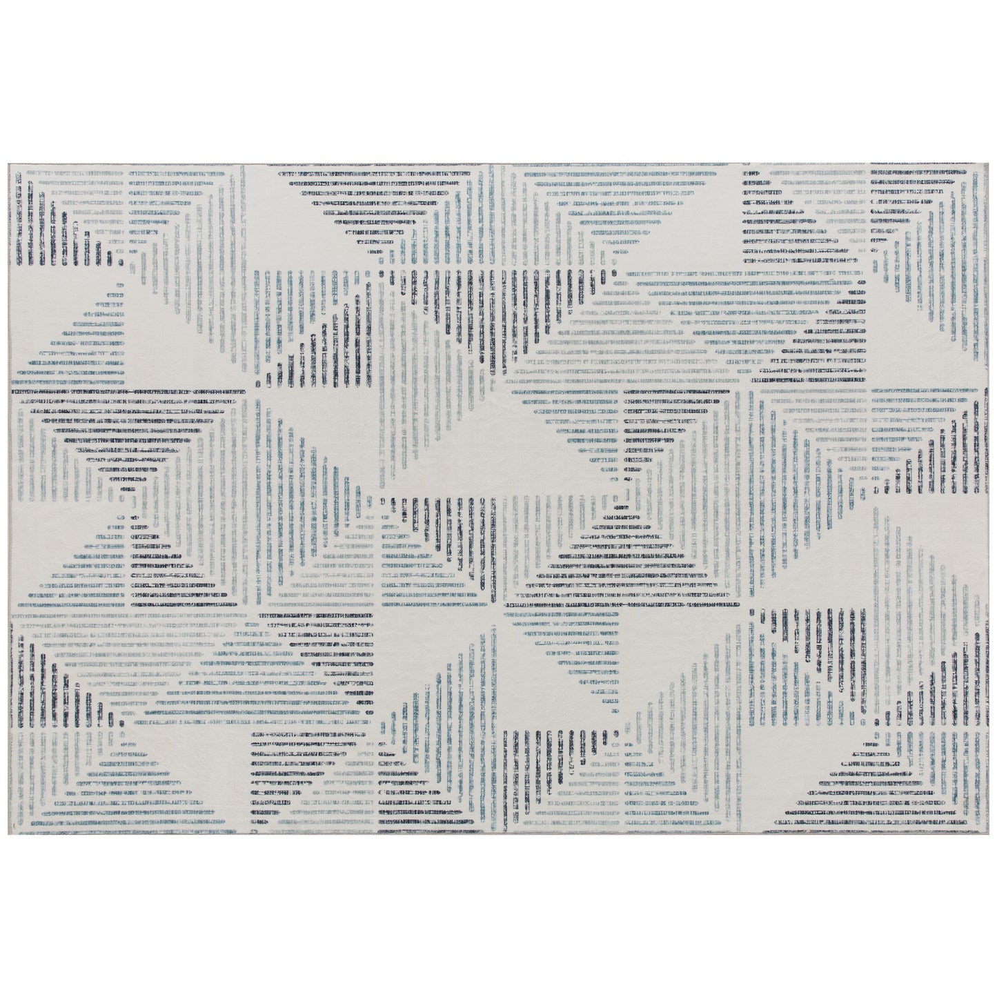 Modern Geometric Area Rug | Machine Washable | 100% Polyester Plush | TPR Non-Slip Backing | 290x200cm | Multi-Coloured Mixed Grey | Living Room Bedroom Dining Room Home Office