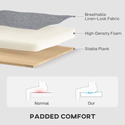 Three-Seater Storage Sofa Bed - Grey