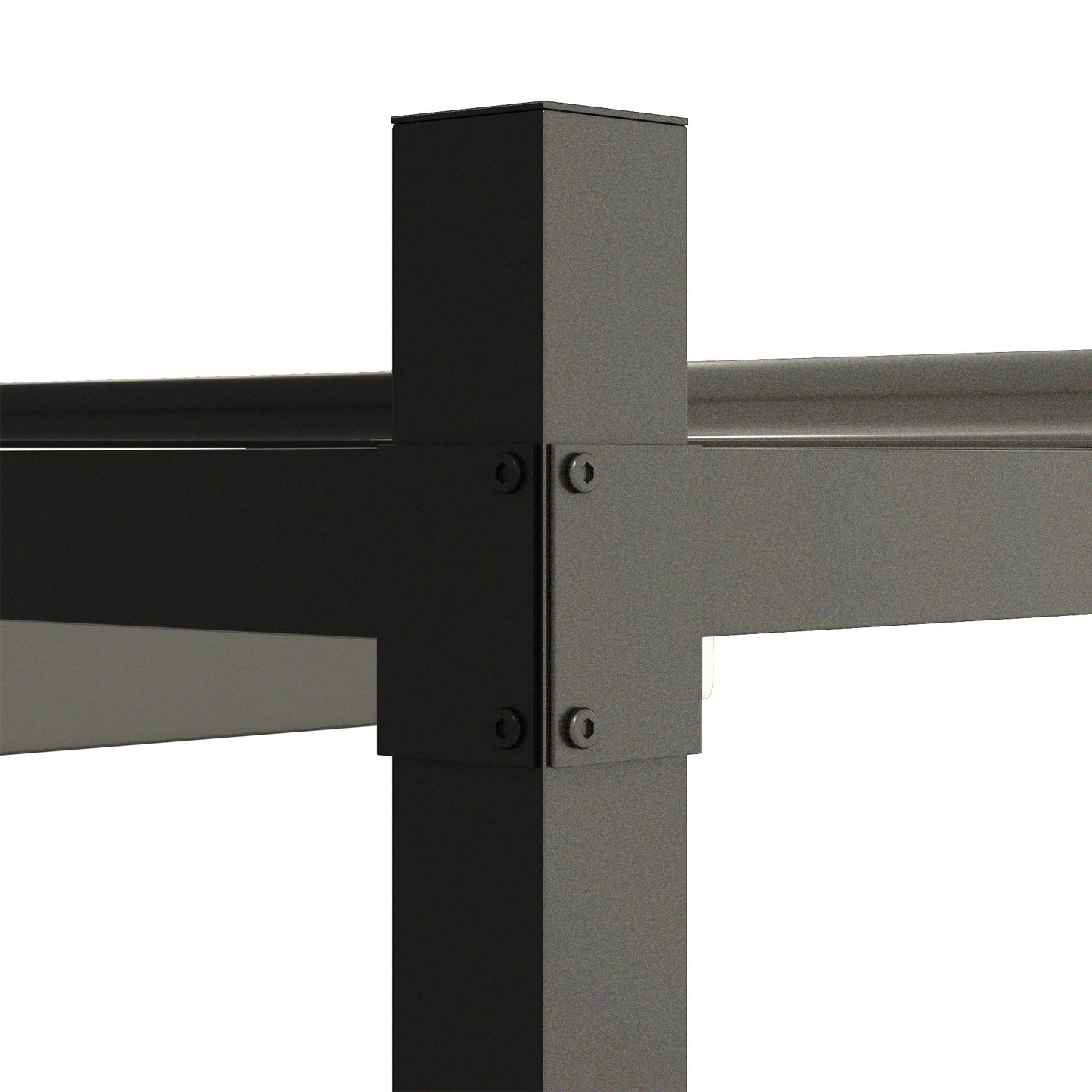 Outsunny 3 x 3(m) Garden Pergola W/ Retractable Roof and Magnetic Fixture, Outdoor Pergola Kit Sun Canopy, UPF30+, 80mm , Grey