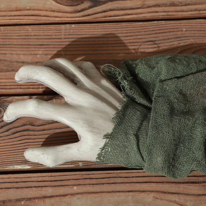 167 cm Outdoor Halloween Decoration Crawling Zombie, Animated Prop Decor with Sound Activated, Light Up Eyes