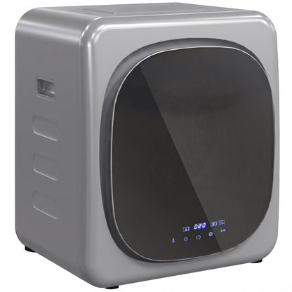 2.5kg Compact Vented Tumble Dryer | Smart Mode | 800W | 6 Timer Modes | 4 Temp Settings | Stainless Steel Drum | Silver