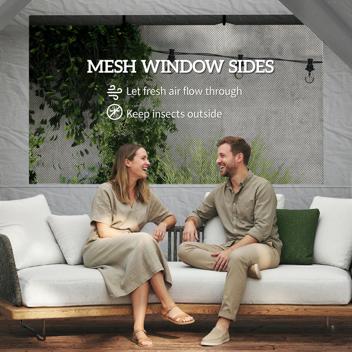3x6m Pop Up Gazebo | 17.5m² UPF50+ Shaded Area | 210D Silver-Coated Oxford Fabric | 6 Detachable Sidewalls | 12 Drainage Holes | 3 Height Settings | Windproof Level 4-6 | Full Stability Kit | Wheeled Bag | Dark Grey