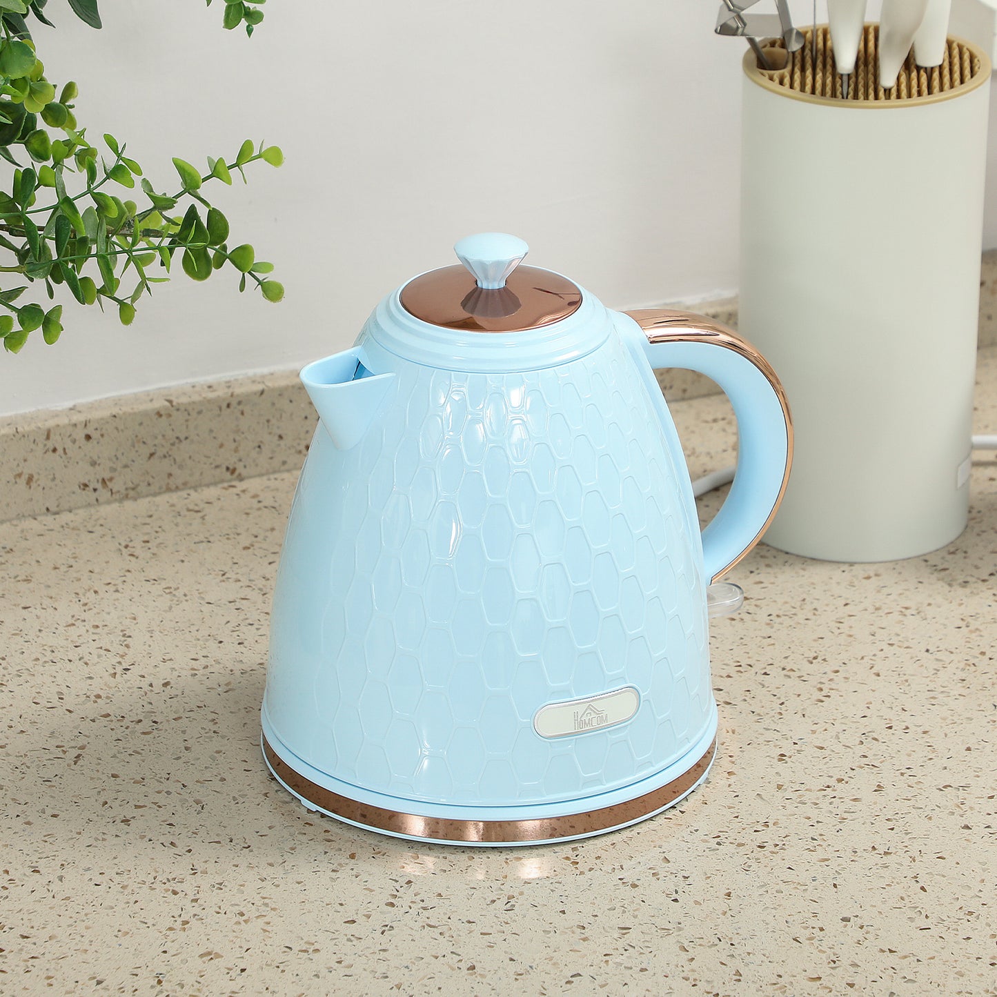 3kW Rapid Boil Honeycomb Kettle - Light Blue / Pink