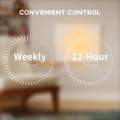 Wifi Smart Electric Heater, Far Infrared, Wall Mounted - 520W