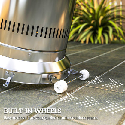 Outsunny 11Kw Adjustable Heat Gas Patio Heater