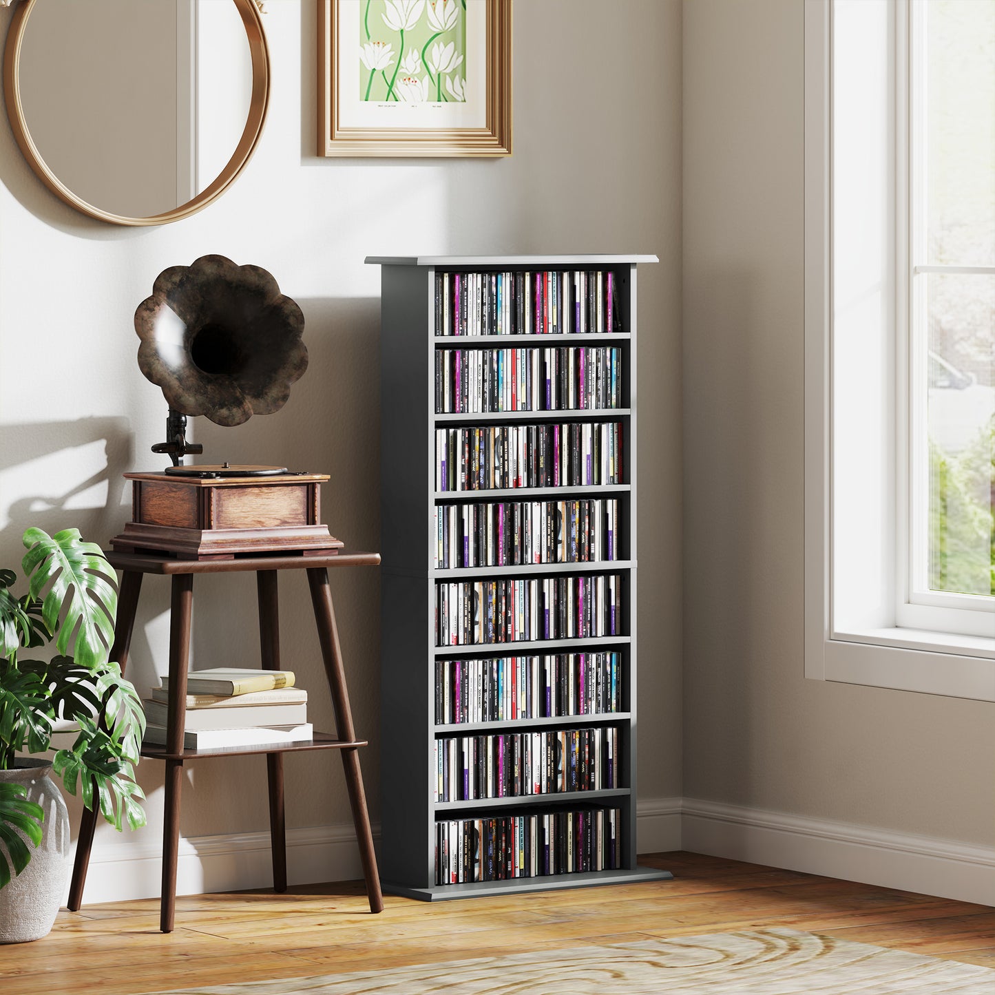 360 CD Storage Unit - Grey