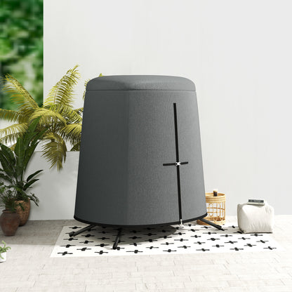 Outsunny 196 x 230 cm Hanging Egg Chair Protective Cover - Grey