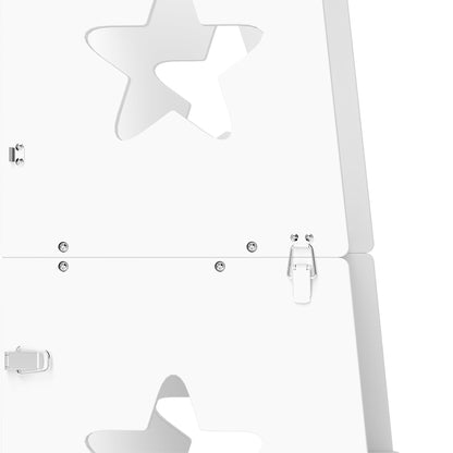 AIYAPLAY 2 in 1 Toddler Step Stool Rail for Kitchen, Bathroom, White