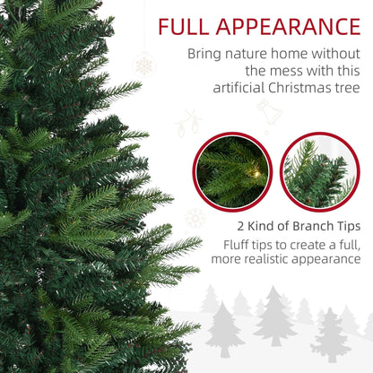 1.2m Prelit Christmas Tree Artificial Spruce Tree, Plastic Stand-Green
