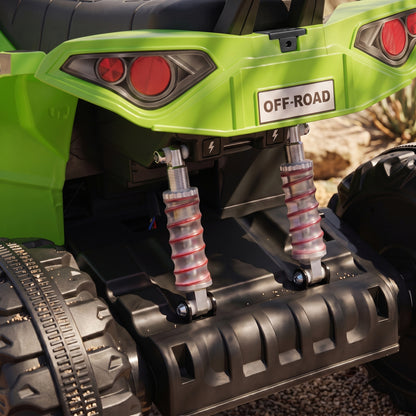 24V 2-Seater Electric Ride-On ATV Quad Bike | 4-6 km/h Forward & Reverse | 70-Minute Battery | 50 kg Capacity | Ages 3-8 | Green, Pink or Black