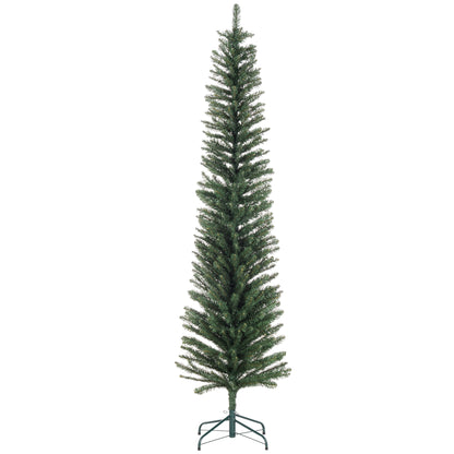 7ft Artificial Bare Pencil Christmas Tree - Green