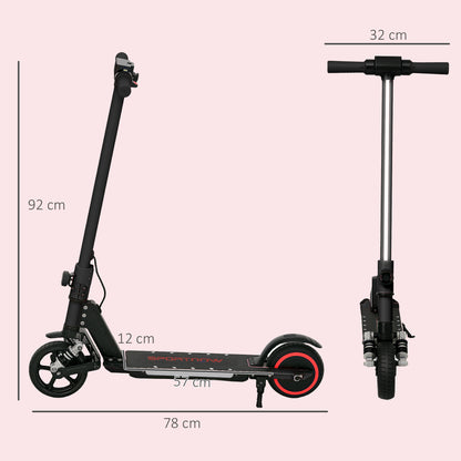 Folding Electric Scooter for Kids Age 6-14 with Dual Brakes, Front Suspension, LED Colourful Lights and Display, 6.8kg Lightweight Aluminium E Scooter, Up to 14 KM/H & 6 KM