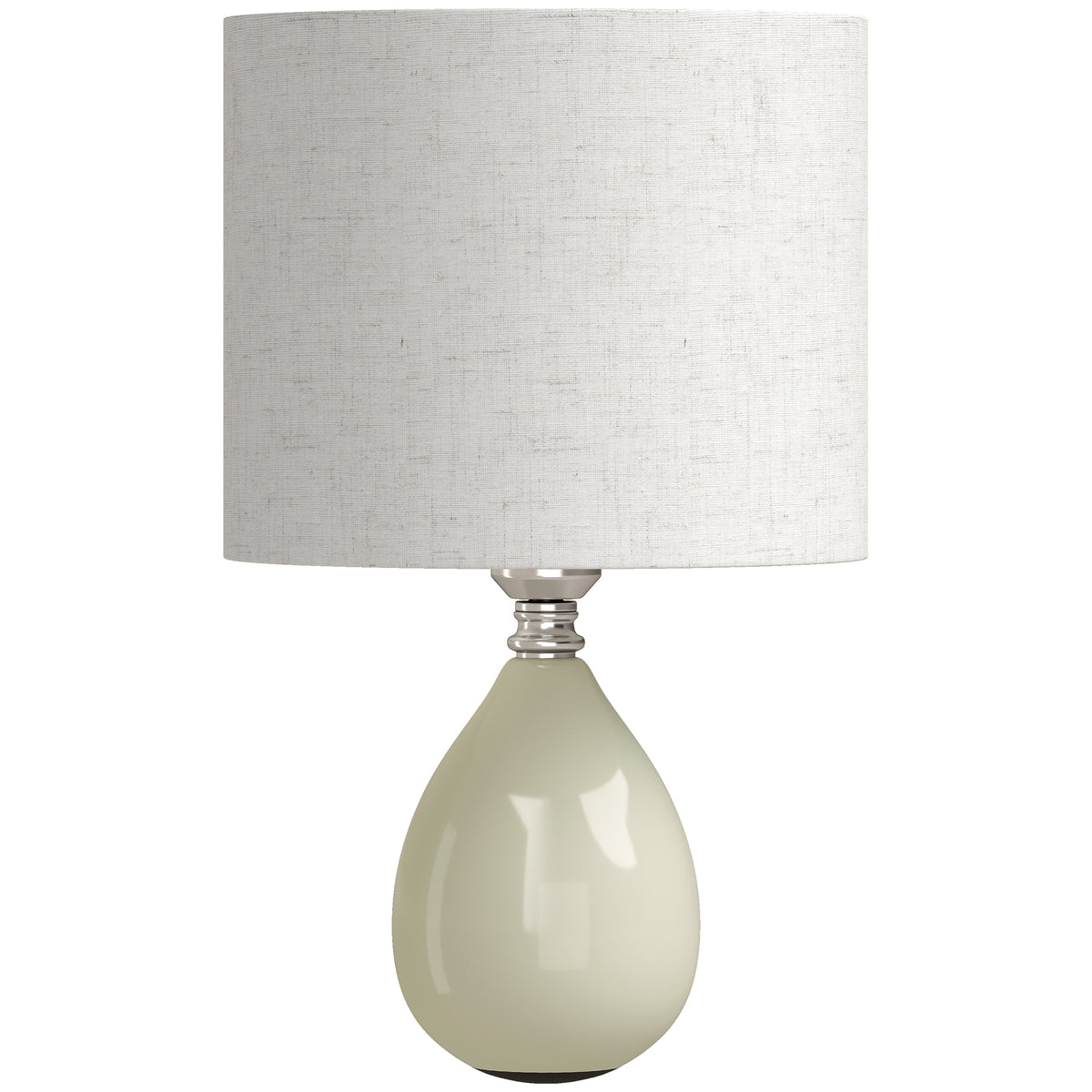 Vintage Eastern Ceramic Table Lamp | Cream Linen Shade | Glazed Base | E27 40W | Energy Class C | Rocker Switch | 1.5m Cable | 22x22x35cm | Bedside Desk Study Bedroom Living Room | Cream