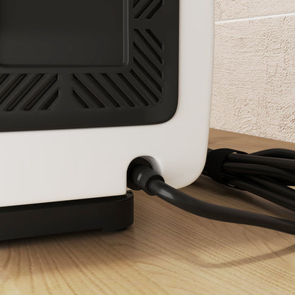 PawHut 2200W Dog Hair Dryer with Auto Adjustable Temperature & Airflow, 3 Nozzles, Digital Screen, for Dogs Cats, White