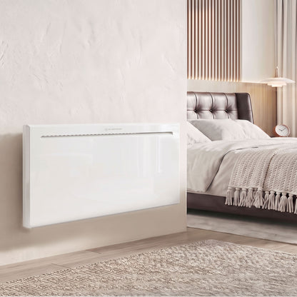 Smart White Panel Heater | WiFi App, Alexa & Google Home | Wall-Mounted or Freestanding Electric Heater | 1000/1500/2000W | Weekly Timer, Anti-Frost & Open Window Detection