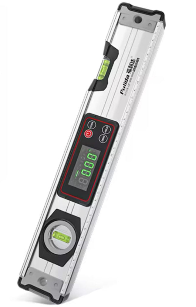 Digital Protractor Angle Finder Inclinometer Magnets Spirit Level Angle Slope 0-90 °Electronic Level Ruler 20-50MM with LED Display 40CM