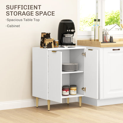 Adjustable Shelf Sideboard Cabinet - White