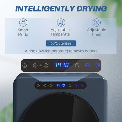 5kg Compact Small Space 40-60℃  Tumble Dryer Blue