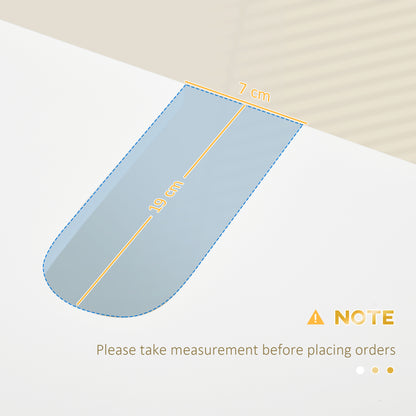 Kleankin 4 Piece Bathroom Furniture Set, Freestanding Tall Bathroom Cabinet, Under Sink Storage Cabinet, 2 Wall Mounted Cabinets, White