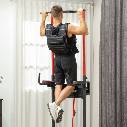 20KG Adjustable Weighted Vest, Running Weight Vest, with 30 Metal Weights, for Running, Exercise