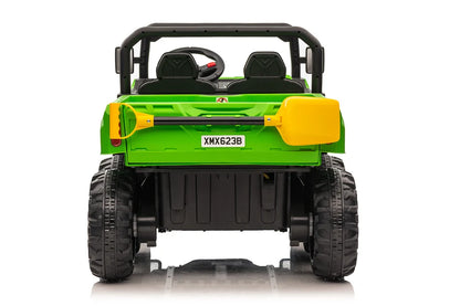 Gator 24V 6-Wheel Ride-On Truck | 4-Motor Electric Tipping Vehicle with Parental Remote, MP3 & USB