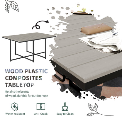 10 Seater Rattan Cube Garden Furniture Set, Rattan Dining Set with Cushions, Outdoor Dining Table and Chairs with 6 Armchairs, 4 Stools - Grey