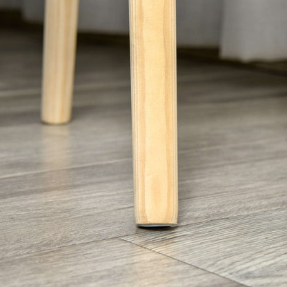 Modern Side Table With Hidden Storage Space, Round Night Stand With Removable Tray Wood Table /  Living Room Children's Room, Set of 2, Grey