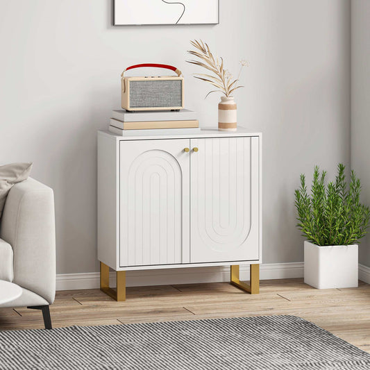 2-Door Sideboard Storage Cabinet Unit - White