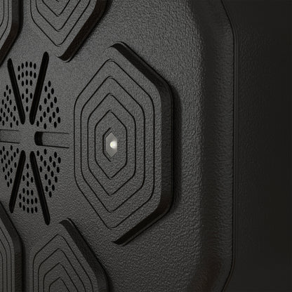 SPORTNOW Music Boxing Machine with Bluetooth Connection and LED Light Smart, Wall Mounted for Punching Beat Boxing Training