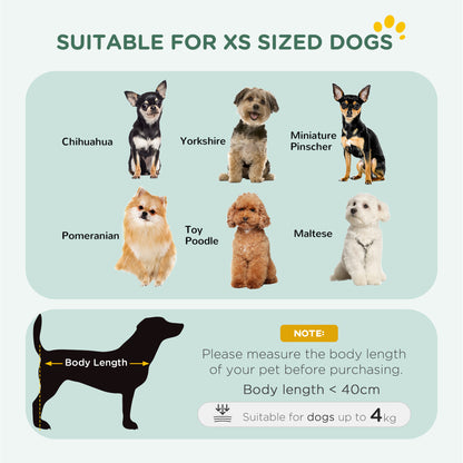 Foldable Dog Crate XS | 2 Doors | Soft Washable Cushion | Removable ABS Tray | Extra Small Dogs up to 4kg | 60 x 40 x 50cm | Black