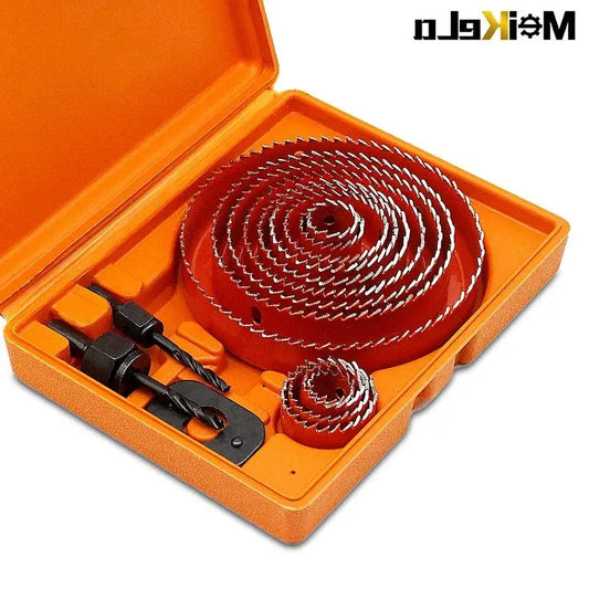Hole Saw Cutter Cutting 8 Piece Set, Metal Core, 19-127mm Saw Cup Wood Crown, Drill Bit For Wood ,Woodworking Tools
