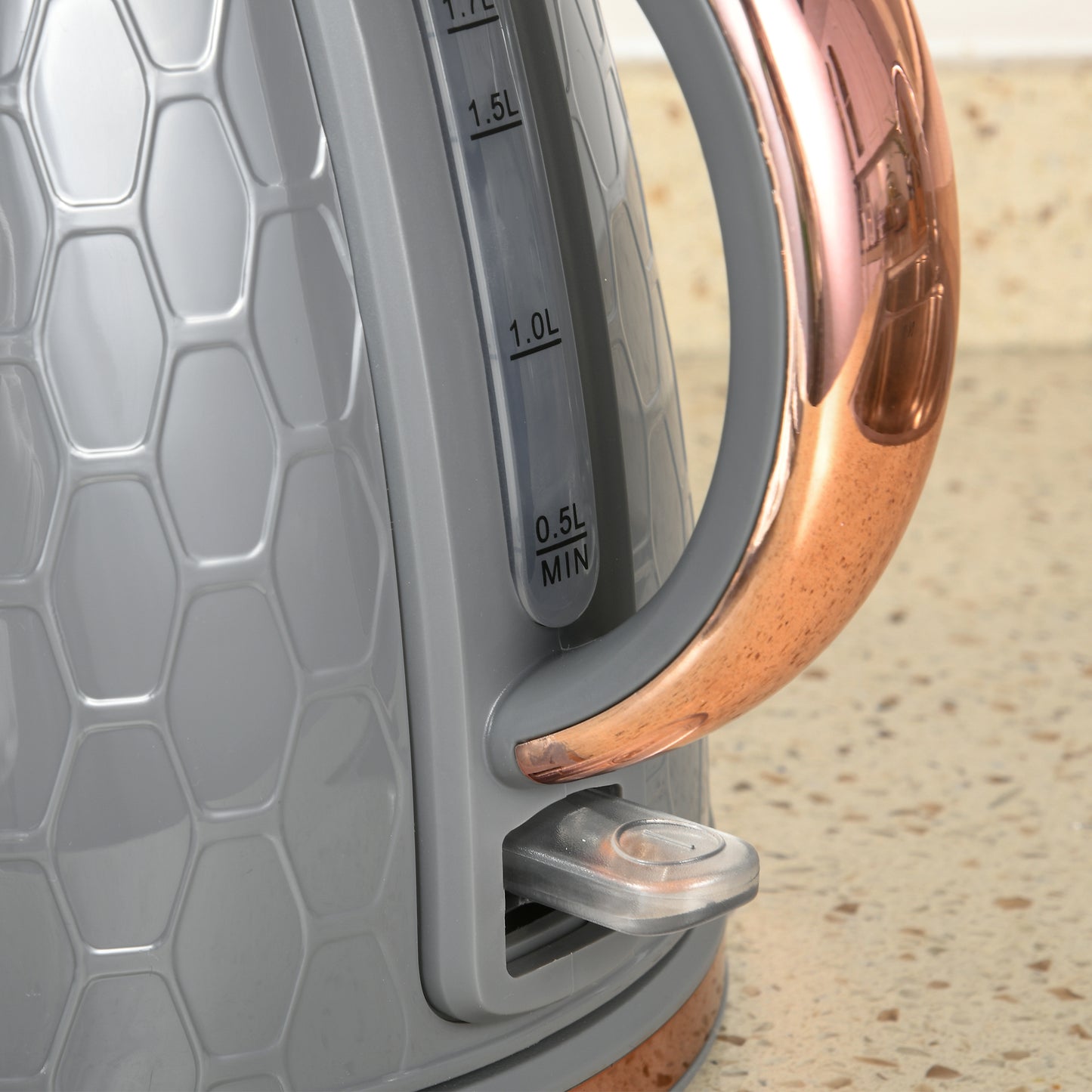 3kW Rapid Boil Honeycomb Kettle - Grey