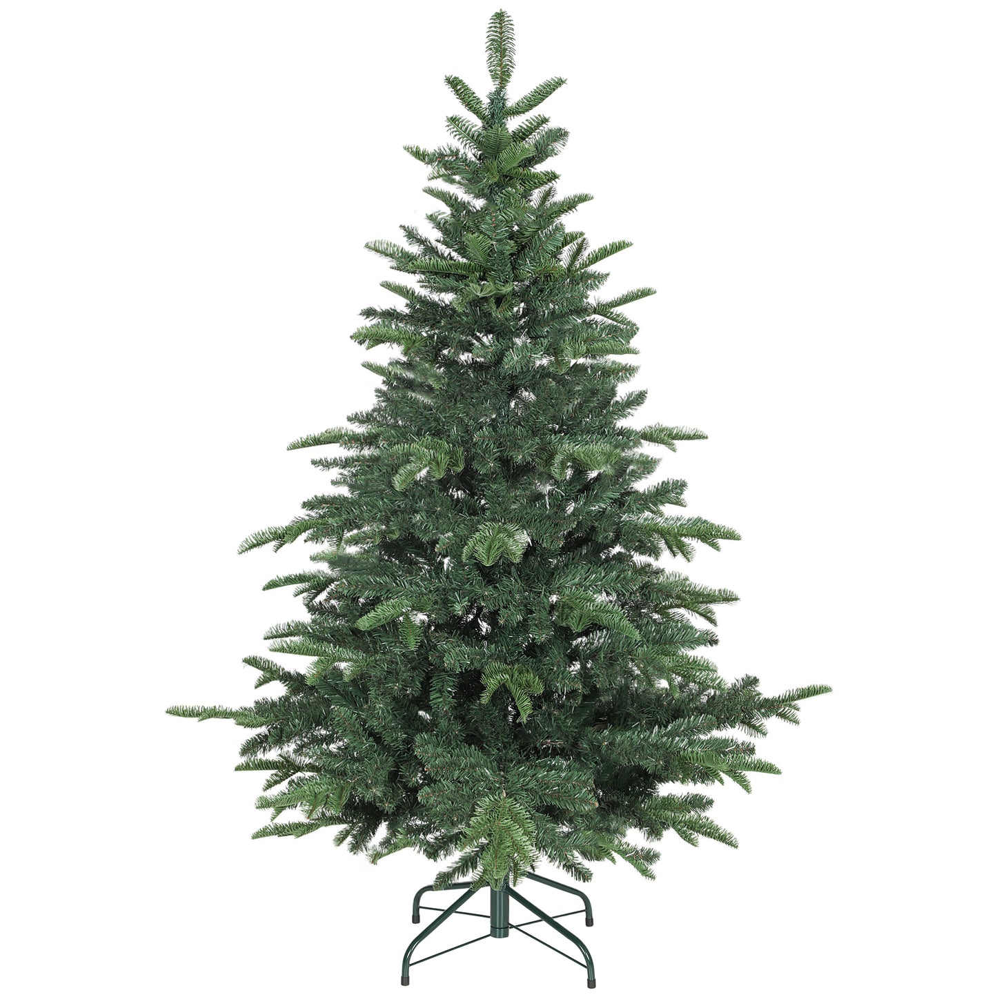 5ft Artificial Christmas Tree with Realistic Branches, Easy Assembly - Green